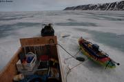 791 Mesures avec sondeur et glaciometre