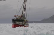 915 Vagabond gite sous la pression des glaces