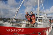 110 Aurore Leonie France et Eric sur Vagabond a Brest