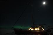 073 Aurore et pleine lune