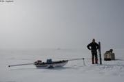 422 Depart pour mesures avec glaciometre