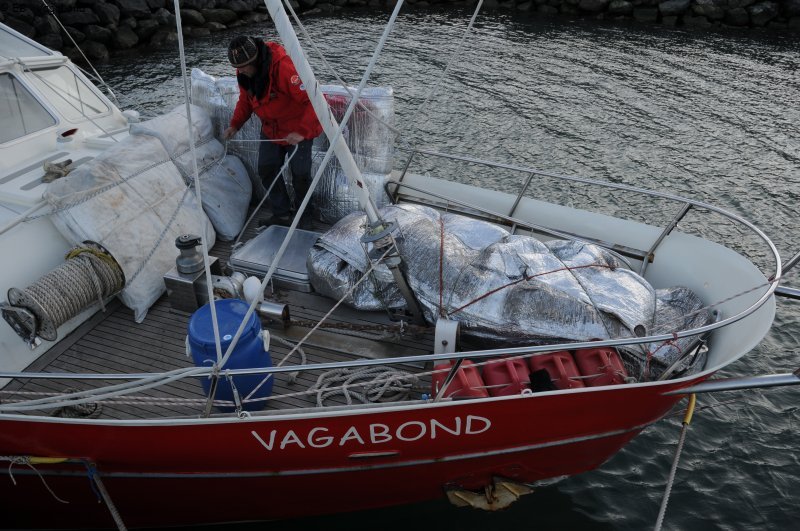 129 Chargement de la tente pour ballon meteo