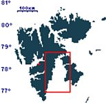 Map of Svalbard