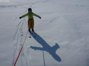 Aurore decouvre le ski tracte