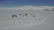 842a Camp de glace depuis drone