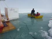 Loisirs nautiques au camp de glace