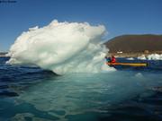 Sortie kayak devant Qikiqtarjuaq