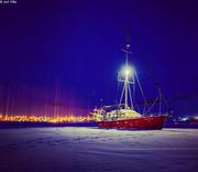 Vagabond de nuit devant Arctic Bay ©Jack Willie