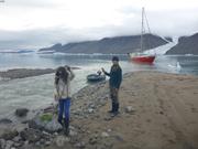 Collecte eau douce riviere fjord du Cap Sud ©EB