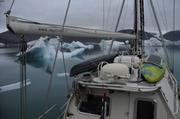 Mouillage entre les icebergs fjord du Cap Sud ©EB