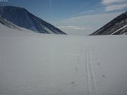 Excellentes conditions de ski sur le glacier de Grise Fiord ©EB