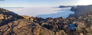 Pano bivouac au-dessus de Grise Fiord 1h du matin ©EB