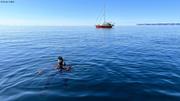 Eric plongeur Vagabond et Cap Sud ile Ellesmere©Vincent Colliard