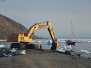 Reparation conduite riviere Grise Fiord©EB