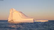 Iceberg ile Baffin crepuscule©EB