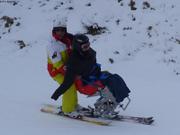 Avec Philippe Croizon a ski