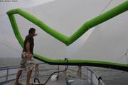 Vincent gonfle cerf-volant 60m2