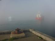 Depart Tilioq Arctica dans la brume©EB