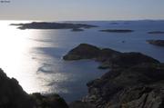 Vagabond au mouillage mission coralline pres de Hopedale Labrador©EB