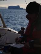 Thorleif dessine iceberg