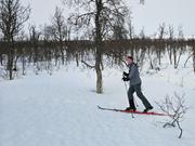 Leonie explore environs de Tromso©EB