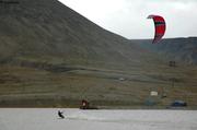 Fabrice kitesurf Longyearbyen