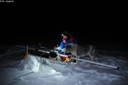 Glaciometre EM31 nuit polaire