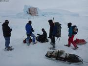 Equipe scientifique specialiste des phoques de Weddell