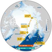 2026-2027 Route prevue Tara Polaris I planned track